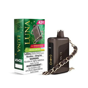 Kraze Luna 42K - Kiwi Razz Lime Frost - Vape jetable - Vapeshop Mania