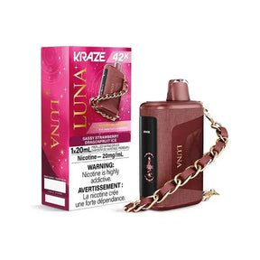 Kraze Luna 42K - Sassy Strawberry Dragonfruit Ice - Vape jetable - Vapeshop Mania