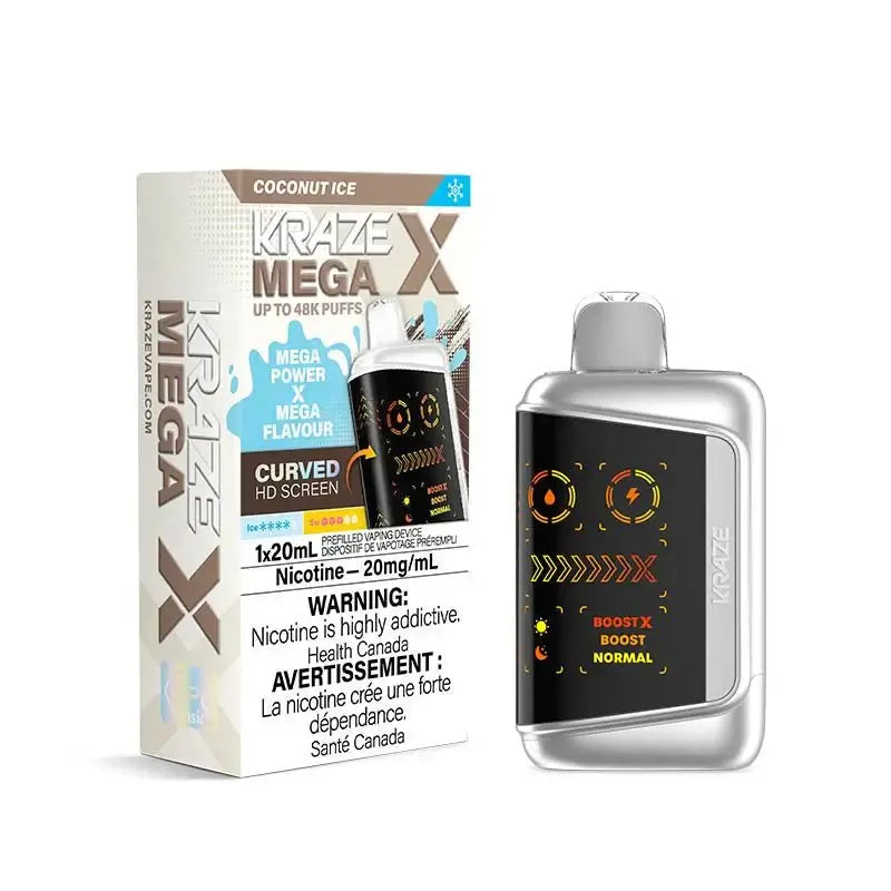 Kraze Mega X 48K - Coconut Ice - Disposable Vape - Vapeshop Mania