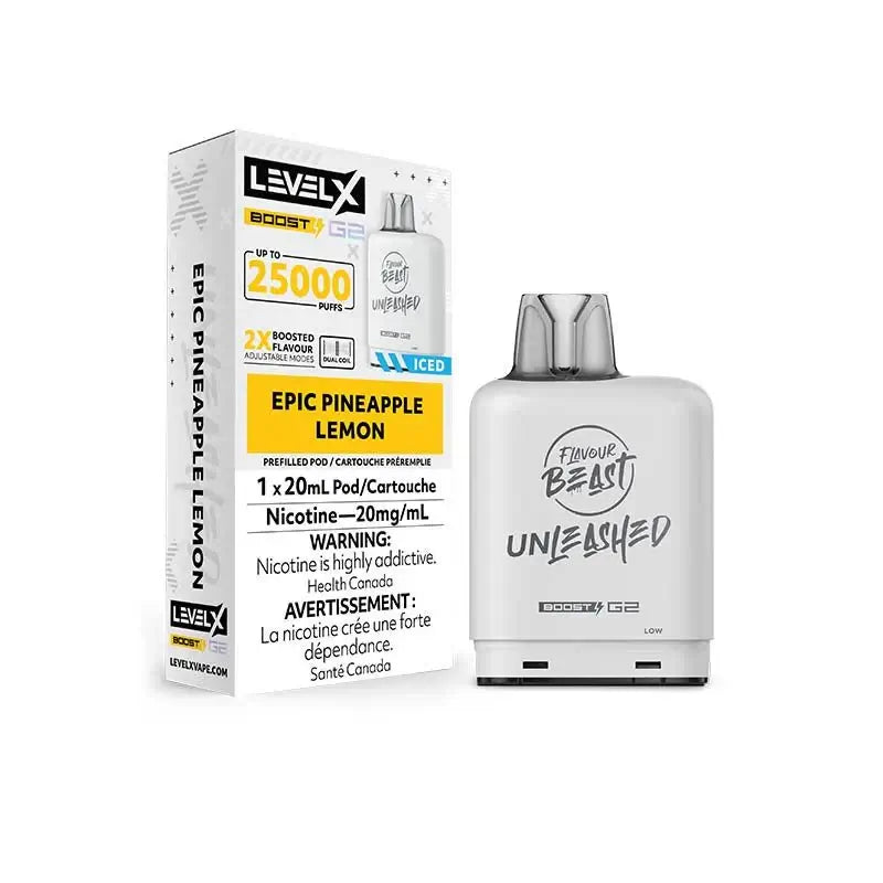 Level X Boost 25K Pod - Epic Pineapple Lemon Ice