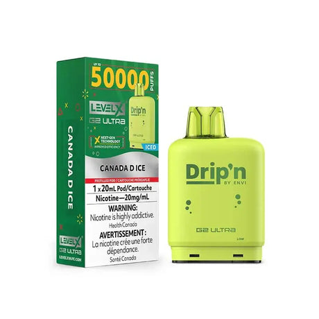 Pod Level X G2 Ultra 50K - Drip'n - Canada D Ice