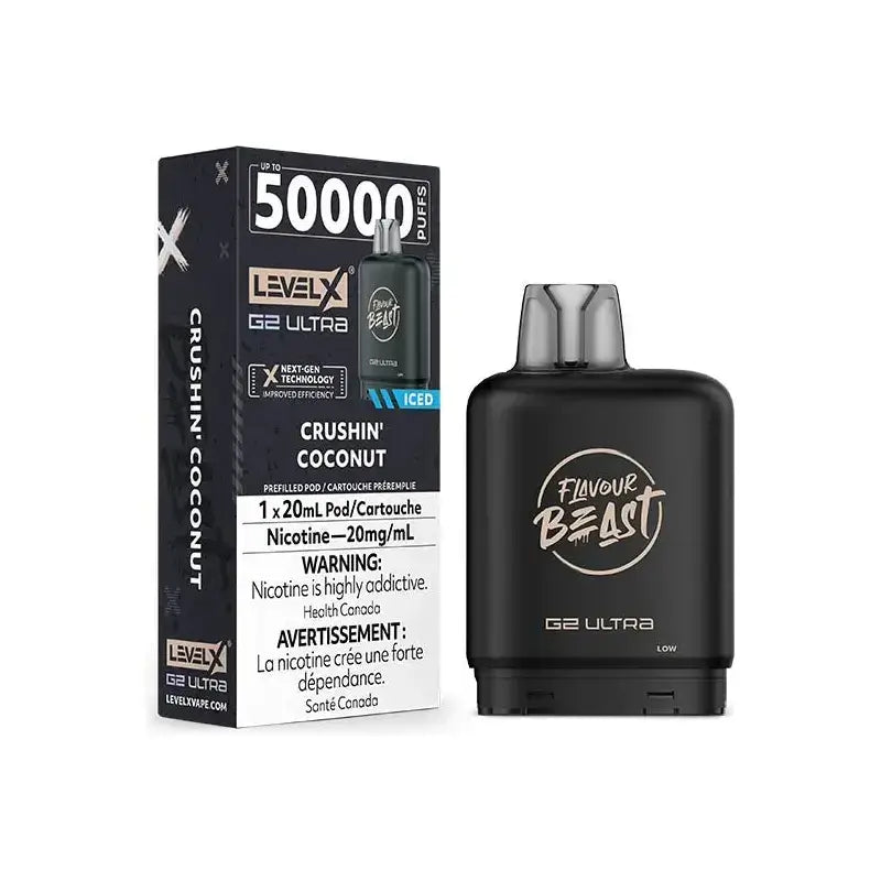 Level X G2 Ultra 50K Pod - Flavour Beast - Crushin' Coconut Ice