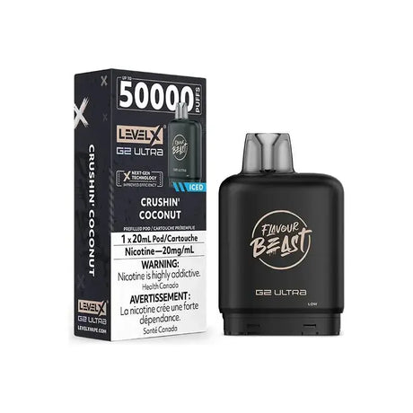 Pod Level X G2 Ultra 50K - Flavour Beast - Crushin' Coconut Ice