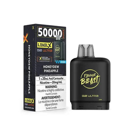 Pod Level X G2 Ultra 50K - Flavour Beast - Melon vert, ananas et glace