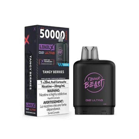 Level X G2 Ultra 50K Pod - Flavour Beast - Tangy Berries Ice