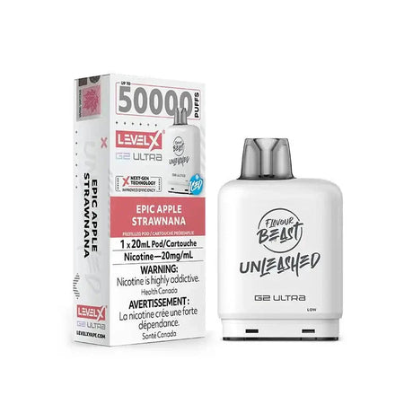 Pod Level X G2 Ultra 50K - Unleashed - Epic Apple Strawnana Ice