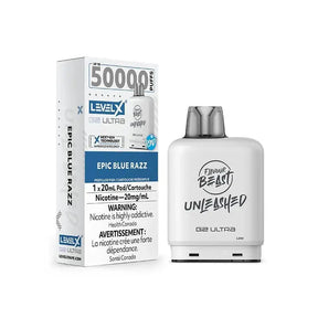Level X G2 Ultra 50K Pod - Unleashed - Epic Blue Razz Ice