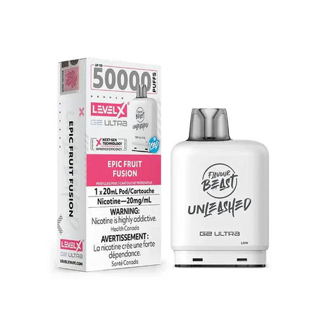 Level X G2 Ultra 50K Pod - Unleashed - Epic Fruit Fusion Ice