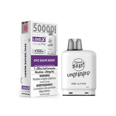Level X G2 Ultra 50K Pod - Unleashed - Epic Grape Berry