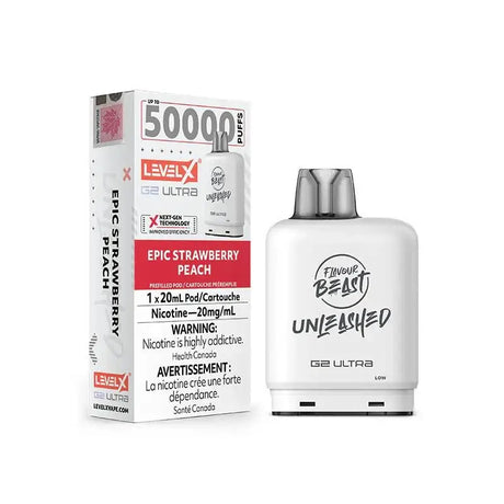 Level X G2 Ultra 50K Pod - Unleashed - Epic Strawberry Peach