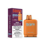 Level X Drip'n Ultra 50K Pod - Peach Blue Razz Ice - Prefilled Pod - Vapeshop Mania