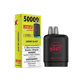 Level X Ultra 50K Pod - Cherry Blast Ice - Prefilled Pod - Vapeshop Mania