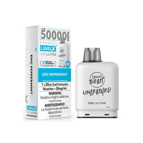 Level X Ultra 50K Pod - Epic Peppermint - Prefilled Pod - Vapeshop Mania