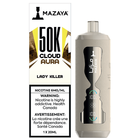 Mazaya Cloud Aura 50K - Lady Killer - Vape jetable - Vapeshop Mania