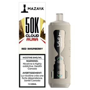 Mazaya Cloud Aura 50K - Red Raspberry - Disposable Vape - Vapeshop Mania