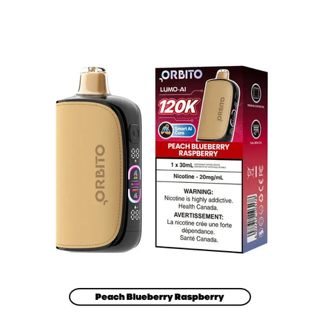 Orbito Lumo AI 120K - Pêche, myrtille, framboise