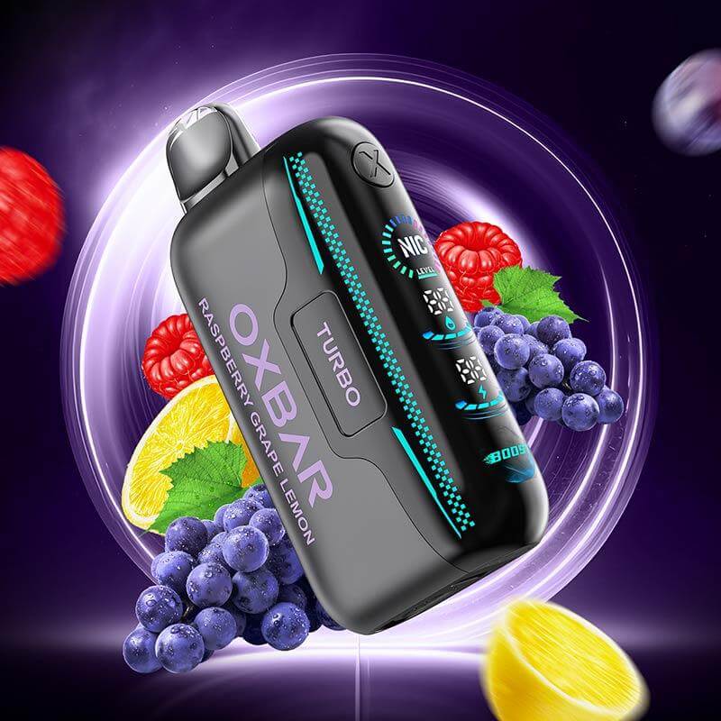OXBAR G42K - Framboise, raisin et citron - Vape jetable - Vapeshop Mania