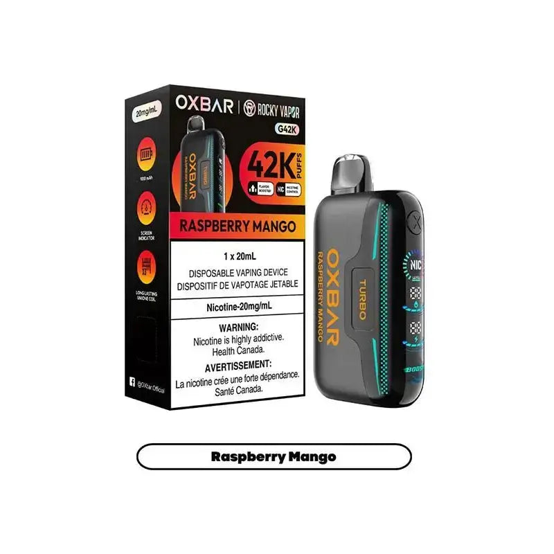 OXBAR G42K - Raspberry Mango - Disposable Vape - Vapeshop Mania
