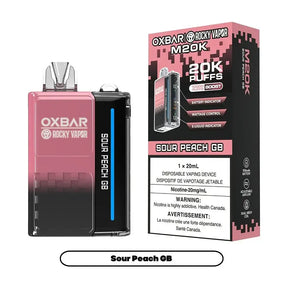 OXBAR M20K - Sour Peach GB - Vape jetable - Vapeshop Mania