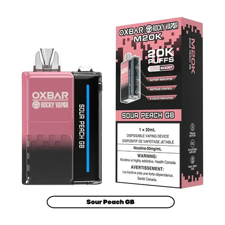 OXBAR M20K - Sour Peach GB - Disposable Vape - Vapeshop Mania