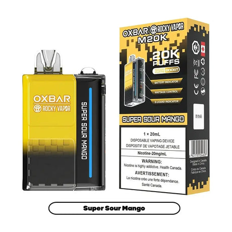 OXBAR M20K - Super Sour Mango - Disposable Vape - Vapeshop Mania