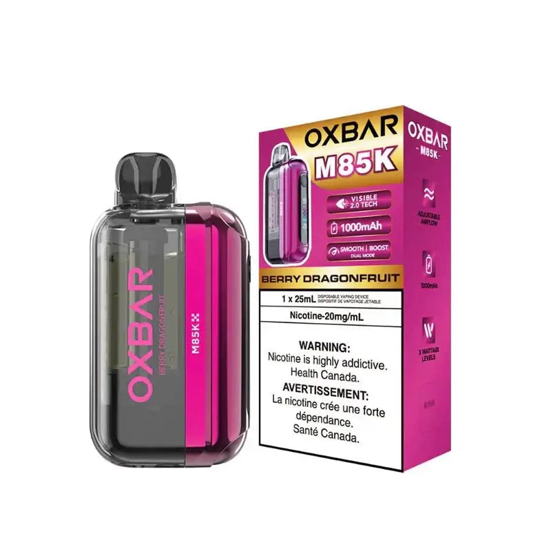 OXBAR M85K - Berry Dragonfruit - Disposable Vape - Vapeshop Mania