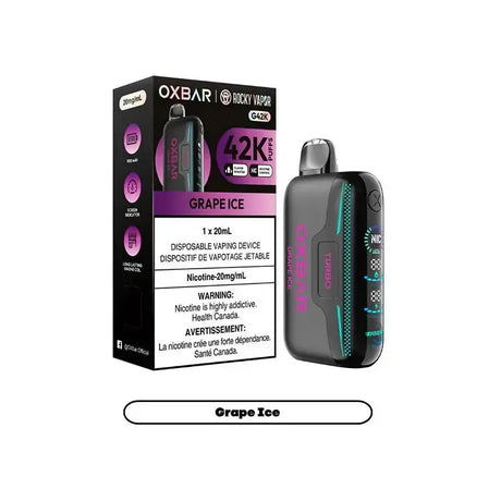 OXBAR G42K - Glace au raisin