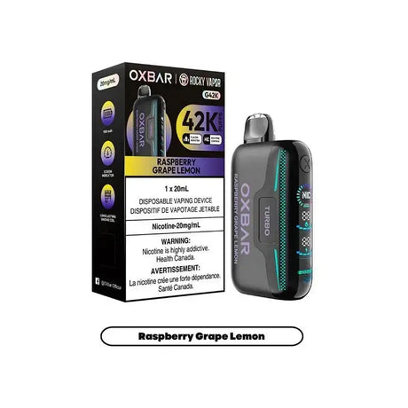 OXBAR G42K - Framboise, raisin, citron