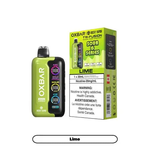 OXBAR Tri Fusion Sour 45K - Lime - Disposable Vape - Vapeshop Mania