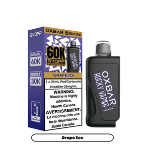 OxBar SVOPP 60K Pod - Grape Ice - Pod prérempli - Vapeshop Mania