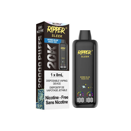 Ripper SLEEK 20K 0 mg - Bomb Blue Razz Ice