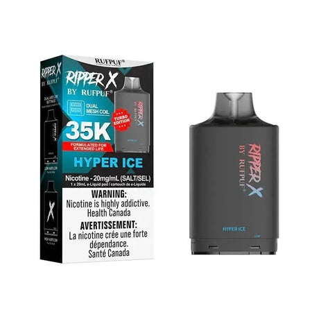 Ripper X 35K Pod - Hyper Ice - Prefilled Pod - Vapeshop Mania