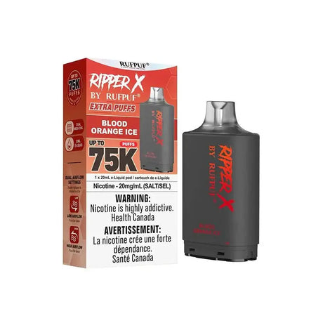 Ripper X 75K Pod - Blood Orange Ice - Prefilled Pod - Vapeshop Mania