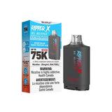 Ripper X 75K Pod - Sour Blue Razz Patchy Ice - Prefilled Pod - Vapeshop Mania