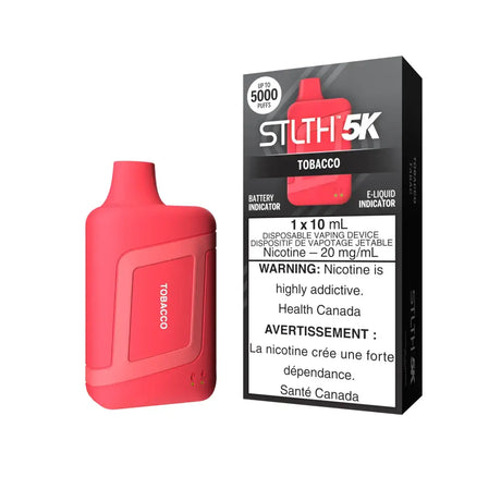 STLTH 5K - Tabac - Vape jetable - Vapeshop Mania