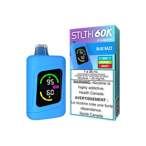 STLTH 60K - Blue Razz - Disposable Vape - Vapeshop Mania