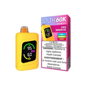 STLTH 60K - Coco Banana Ice - Disposable Vape - Vapeshop Mania