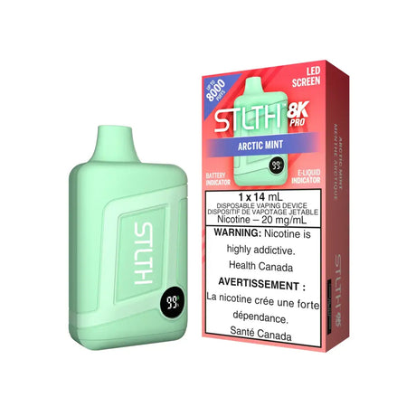 STLTH 8K Pro - Arctic Mint - Disposable Vape - Vapeshop Mania