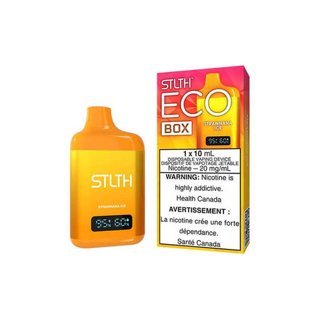STLTH ECO BOX - Strawnana Ice - Disposable Vape - Vapeshop Mania