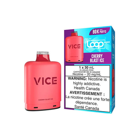 STLTH Loop Max x Vice Pod - Cherry Blast Ice - Prefilled Pod - Vapeshop Mania