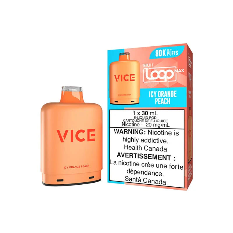 STLTH Loop Max x Vice Pod - Icy Orange Peach - Prefilled Pod - Vapeshop Mania