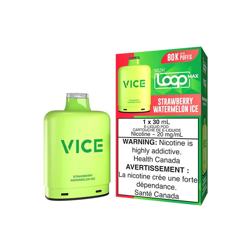 STLTH Loop Max x Vice Pod - Strawberry Watermelon Ice - Prefilled Pod - Vapeshop Mania