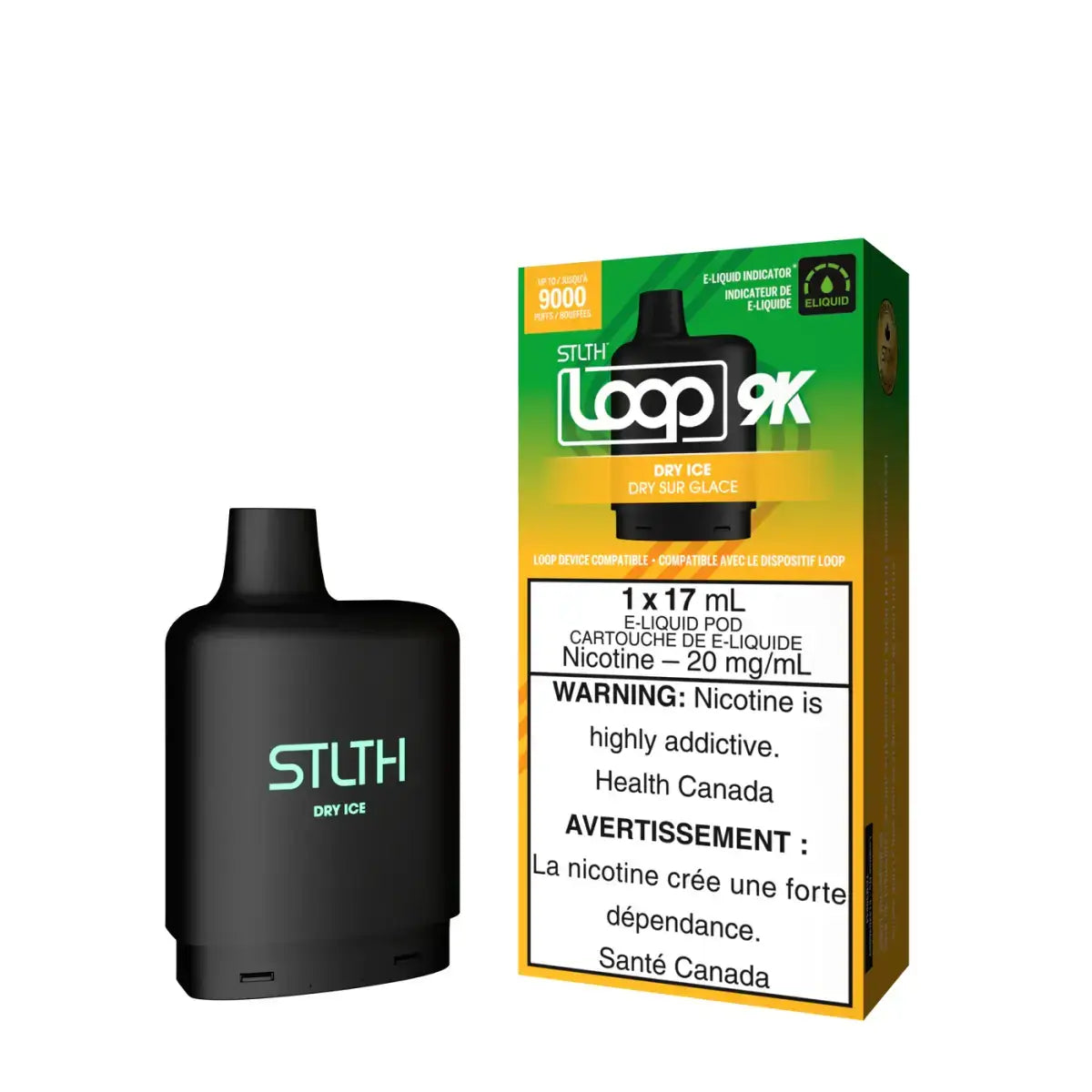 STLTH Loop 9K Pod - Dry Ice - Pod prérempli - Vapeshop Mania