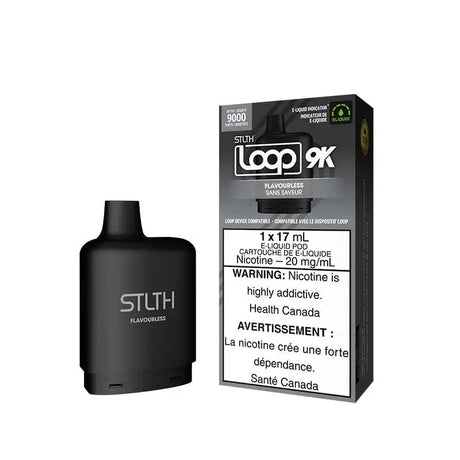 STLTH Loop 9K Pod - Flavourless - Prefilled Pod - Vapeshop Mania