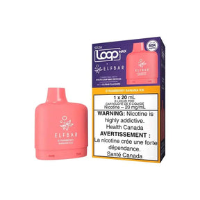 STLTH Loop Max Elfbar Pod - Strawberry Banana Ice - Prefilled Pod - Vapeshop Mania
