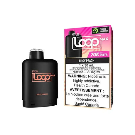 STLTH Loop Max Pod - Juicy Peach - Prefilled Pod - Vapeshop Mania