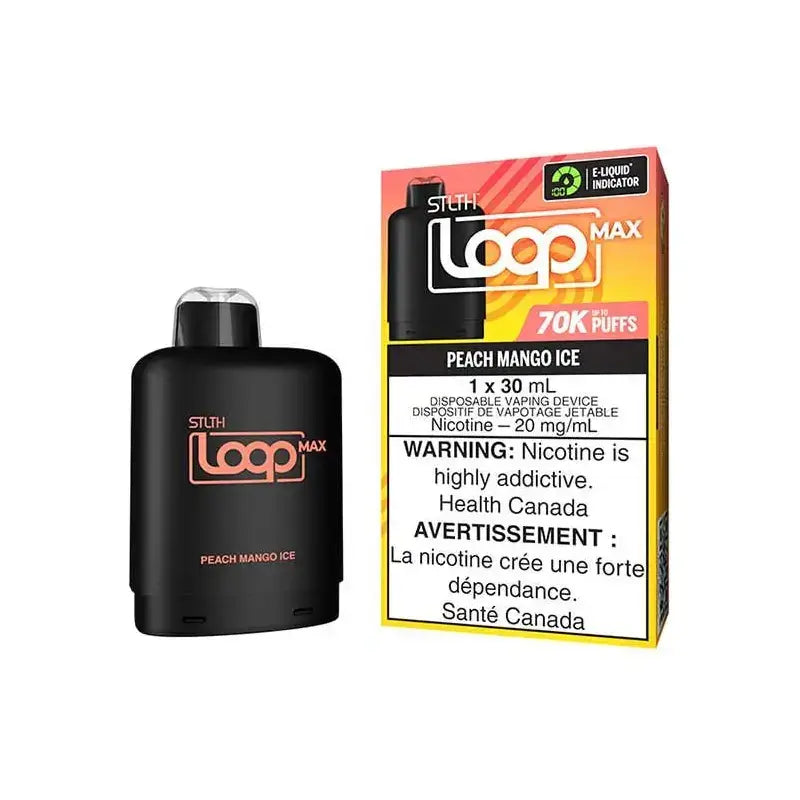 STLTH Loop Max Pod - Peach Mango Ice - Prefilled Pod - Vapeshop Mania
