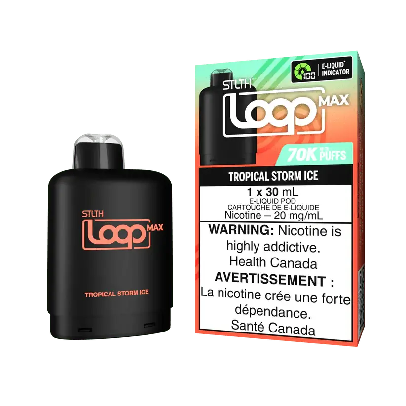 STLTH Loop Max Pod - Tropical Storm Ice - Pod prérempli - Vapeshop Mania