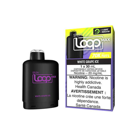 STLTH Loop Max Pod - White Grape Ice - Prefilled Pod - Vapeshop Mania