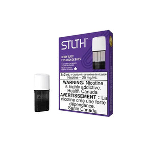 STLTH Pod 3-Pack - Berry Blast - Prefilled Pod - Vapeshop Mania